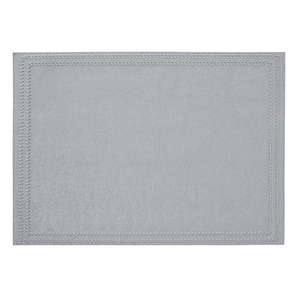 Paloma Silver Rectangle Placemats by Mode Living