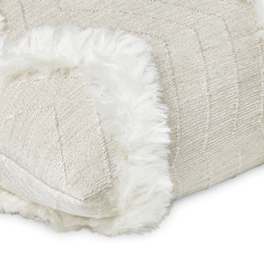 Terra Beige & White Decorative Pillows by Mode Living