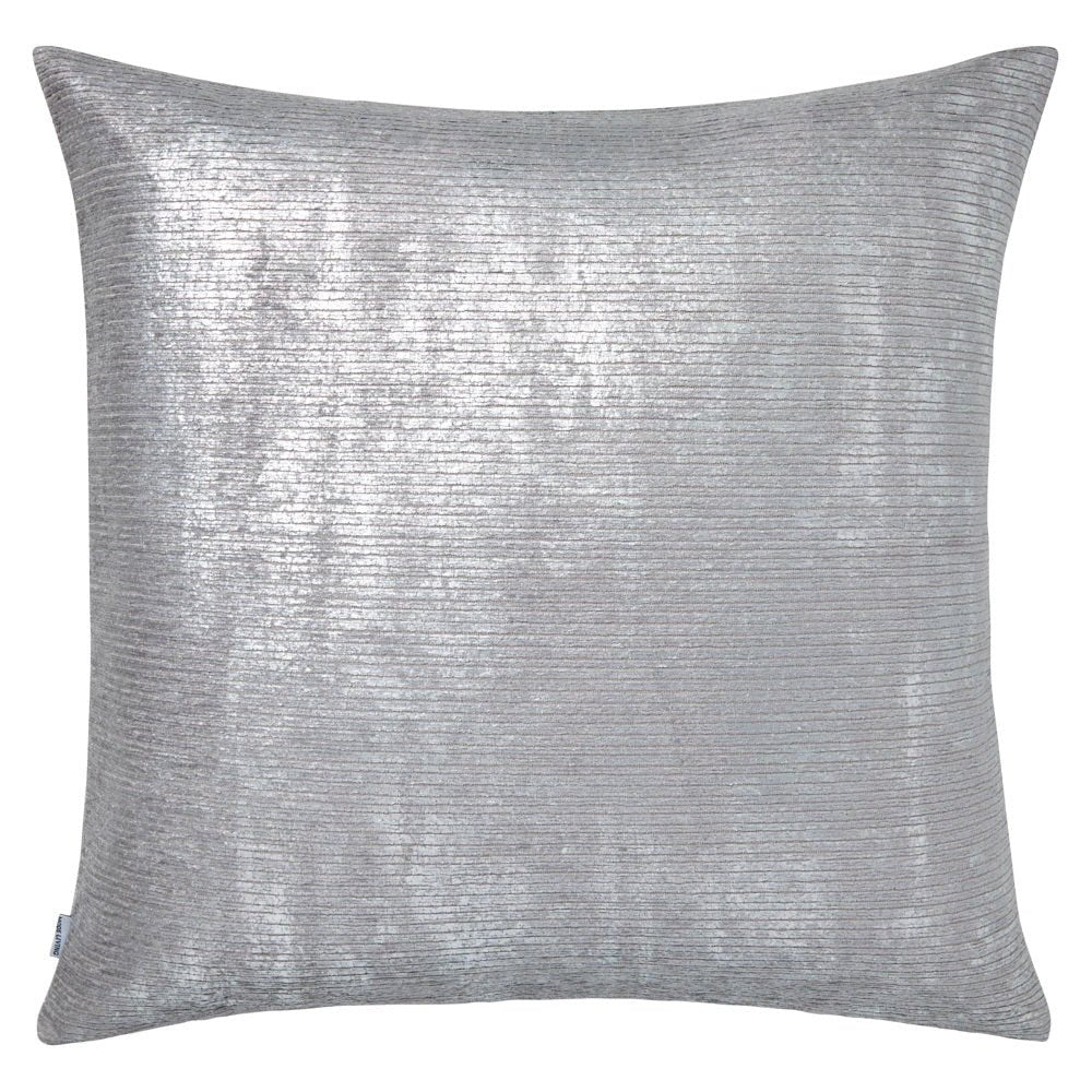Terra Blue Metallic & Gray Pillow by Mode Living