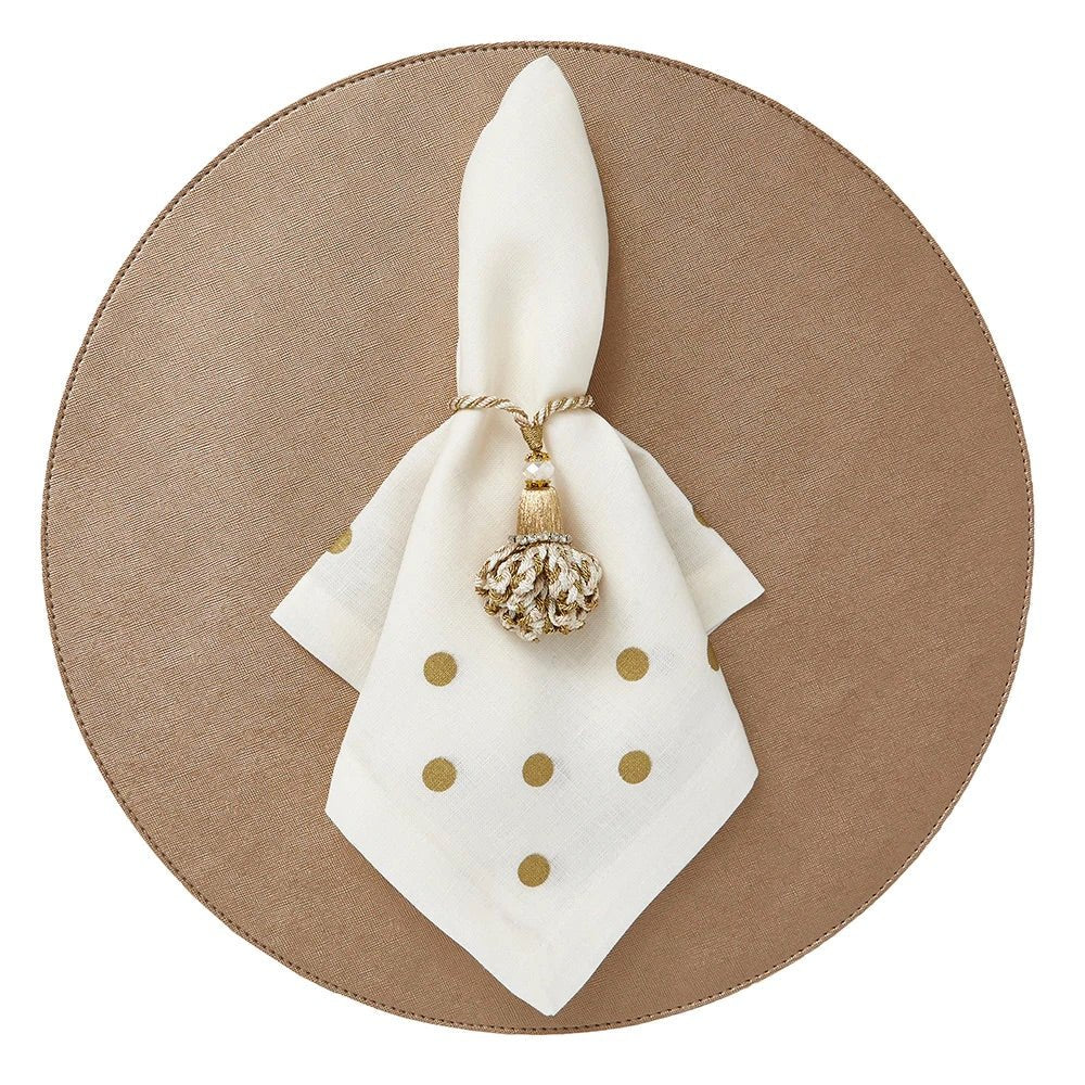 Valentina Bronze Round Placemats by Mode Living