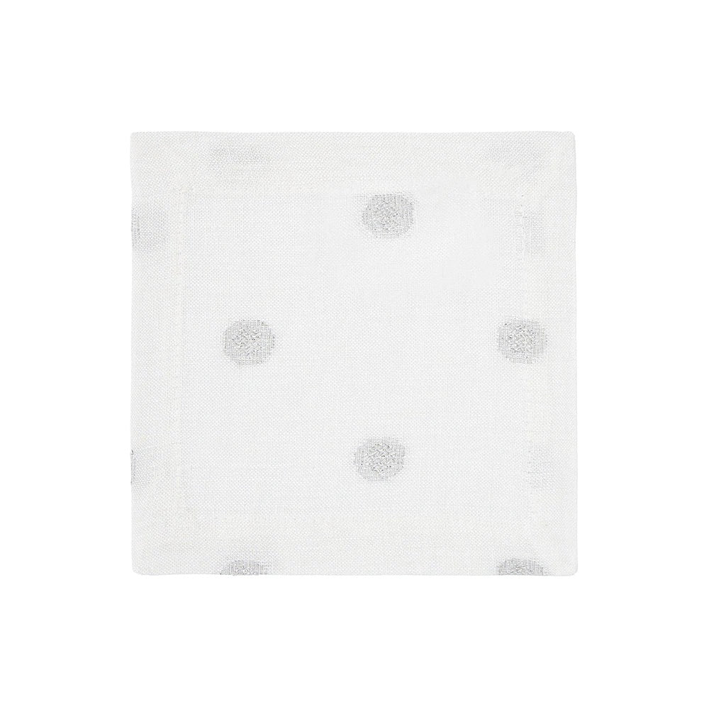 Vogue Silver Cocktail Napkins by Mode Living