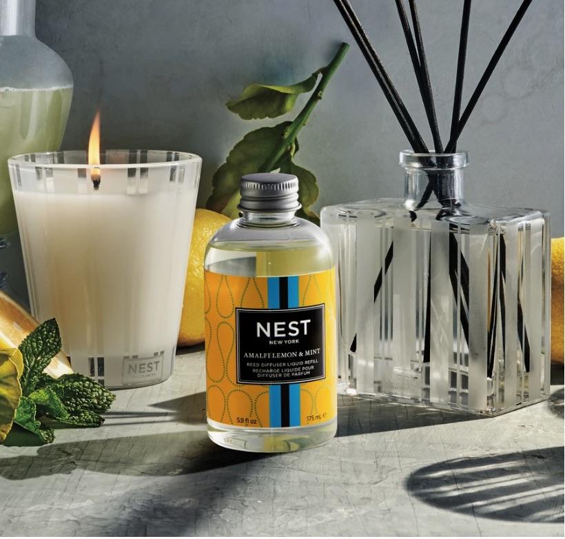 Amalfi Lemon & Mint Reed Diffuser Refill by Nest
