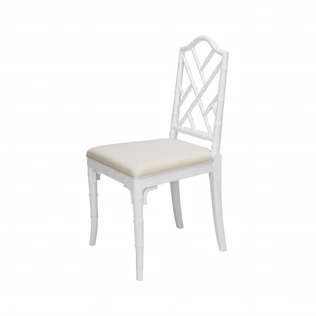 Fairfield White Dining Chair by Worlds Away