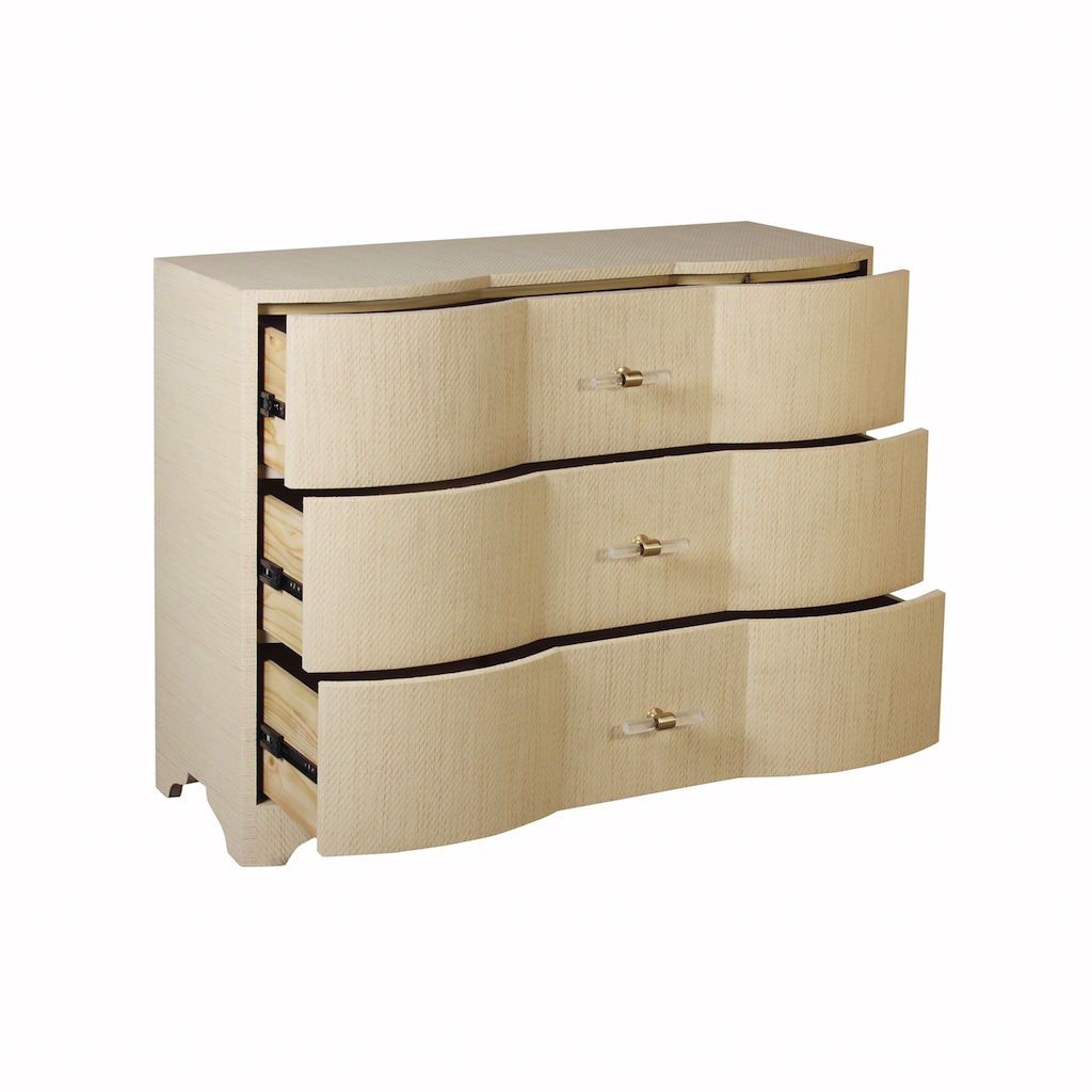 Plymouth Natural Grasscloth Drawer Chest