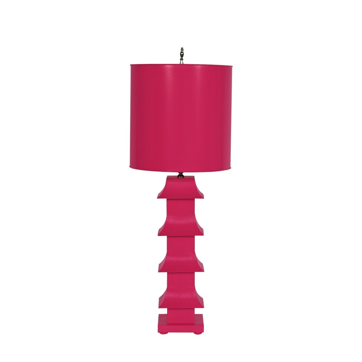 Pink Pagoda Table Lamp by Worlds Away