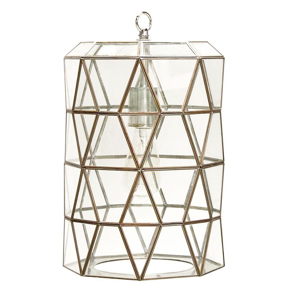 Mariah Elongated Drum Pendant Light by Worlds Away