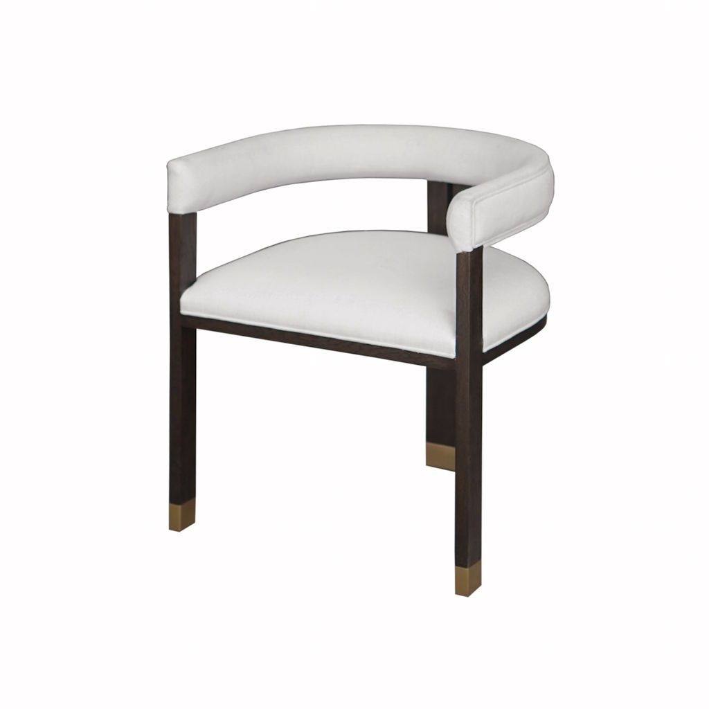 Jude Barrel Back Dining Chair by Worlds Away