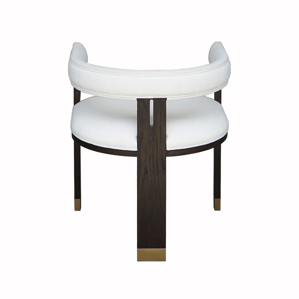 Jude Barrel Back Dining Chair by Worlds Away