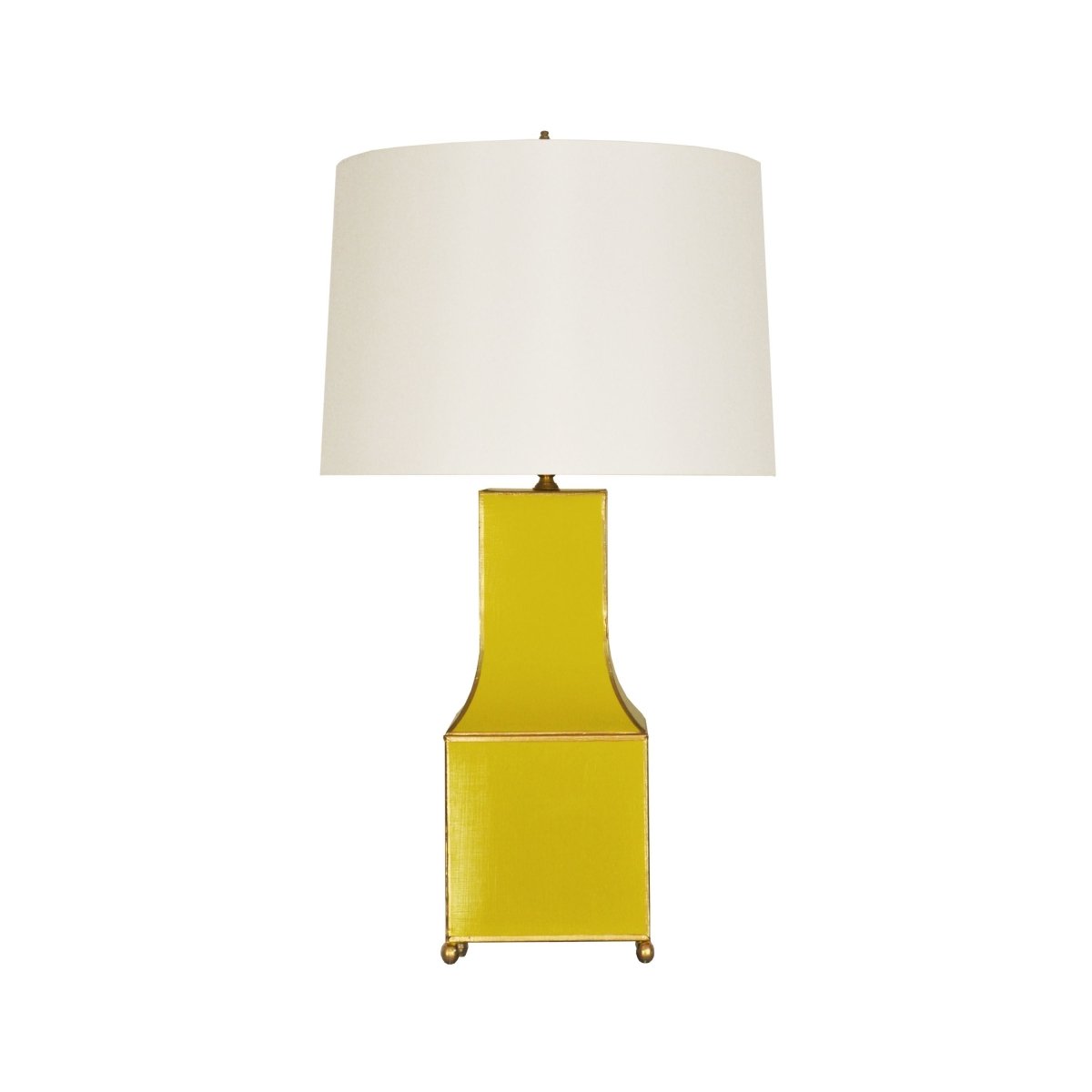 Yellow Renata Table Lamp by Worlds Away