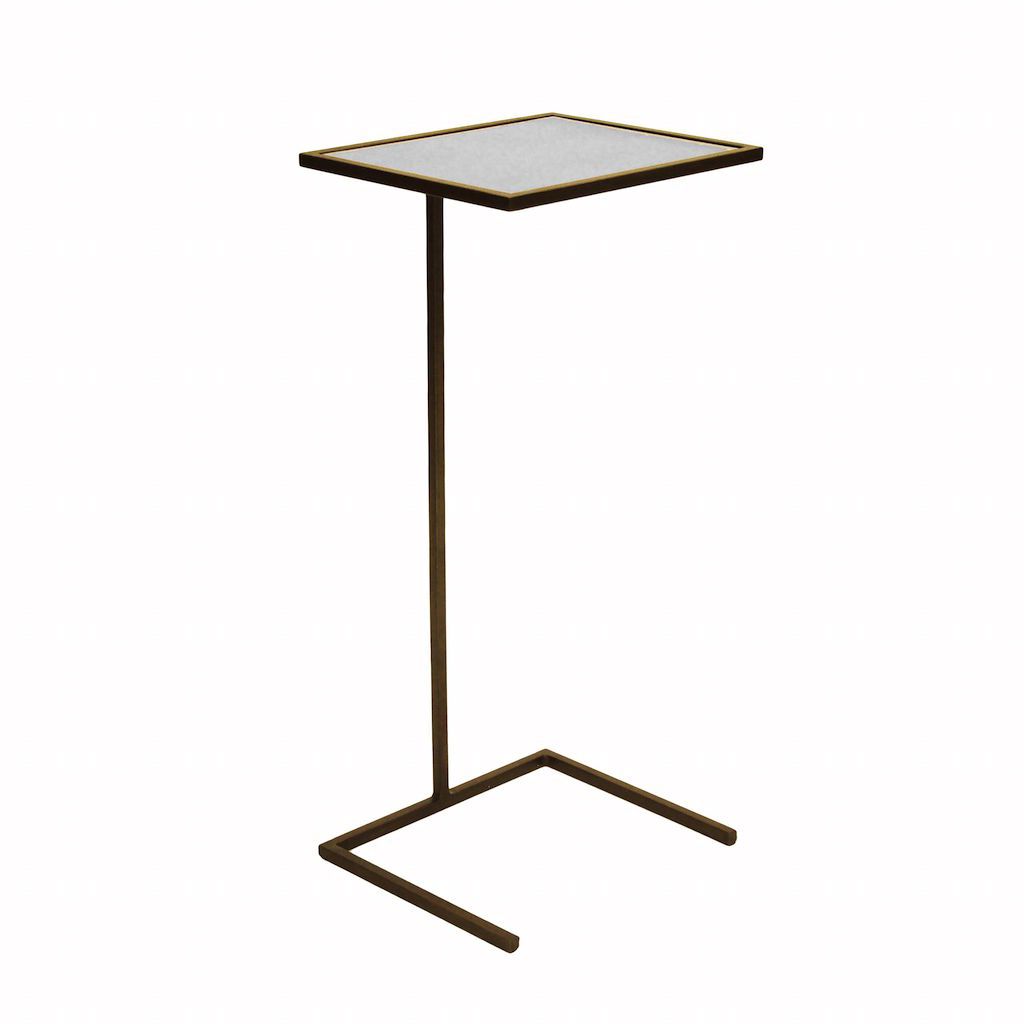 Bronze Rectangular Cigar Table by Worlds Away
