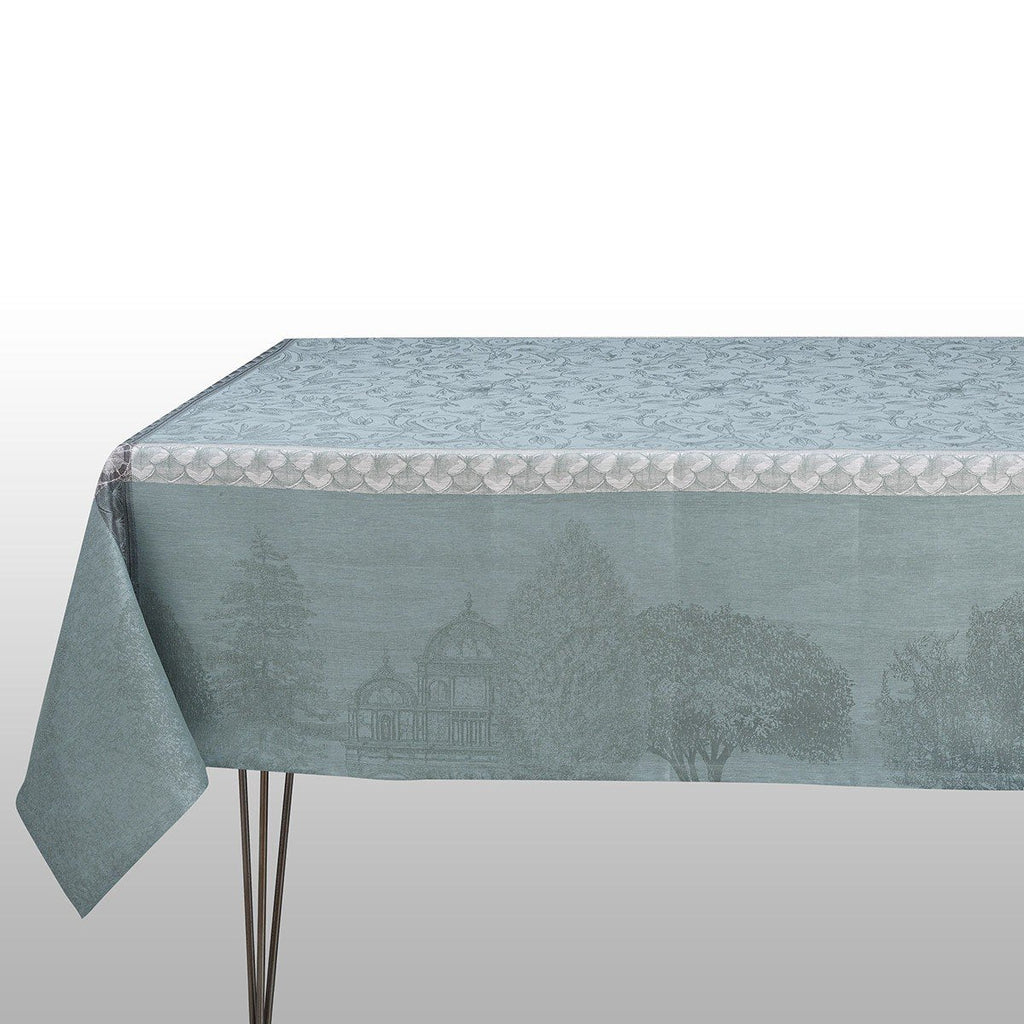 Symphonie Baroque Smoke 69"x 69" Tablecloth by Le jacquard Français