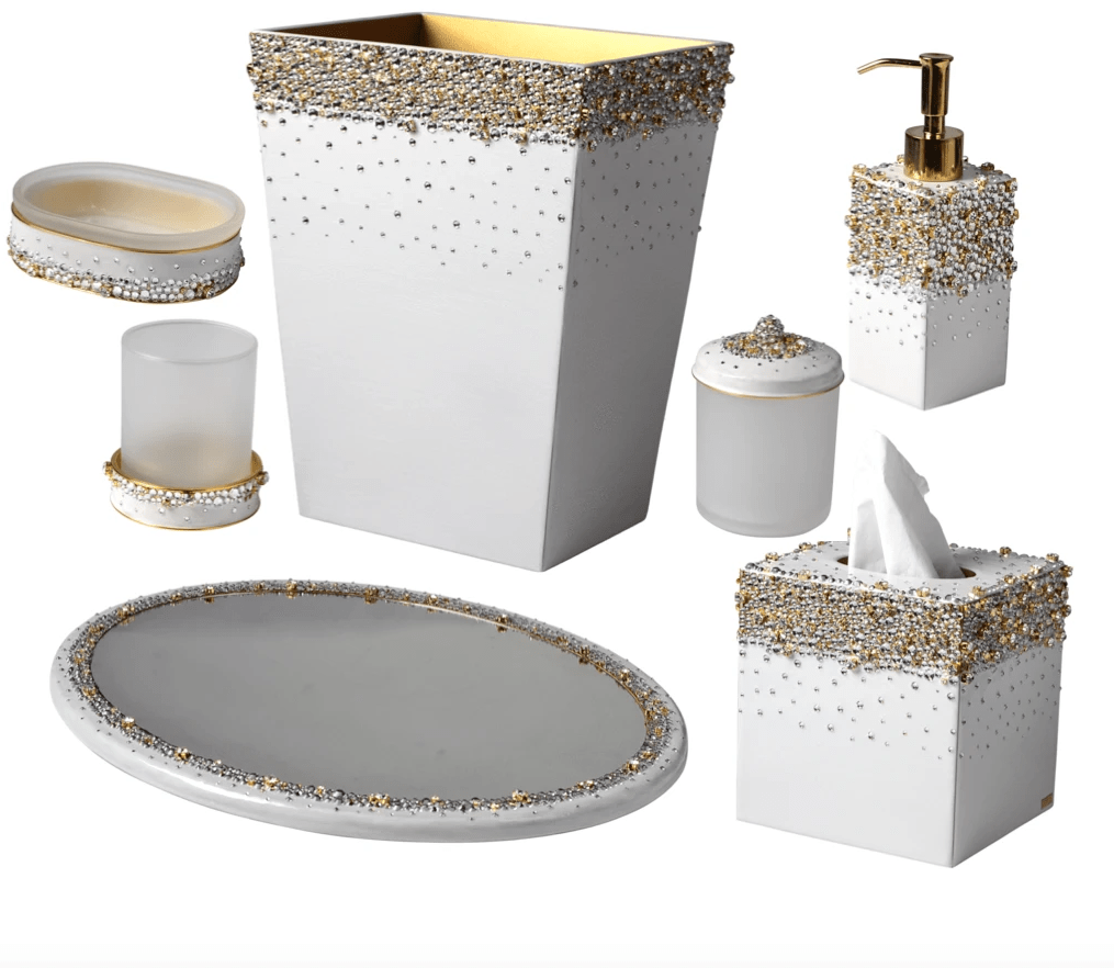 Duchess Pearl Bath Accessories by Mike + Ally