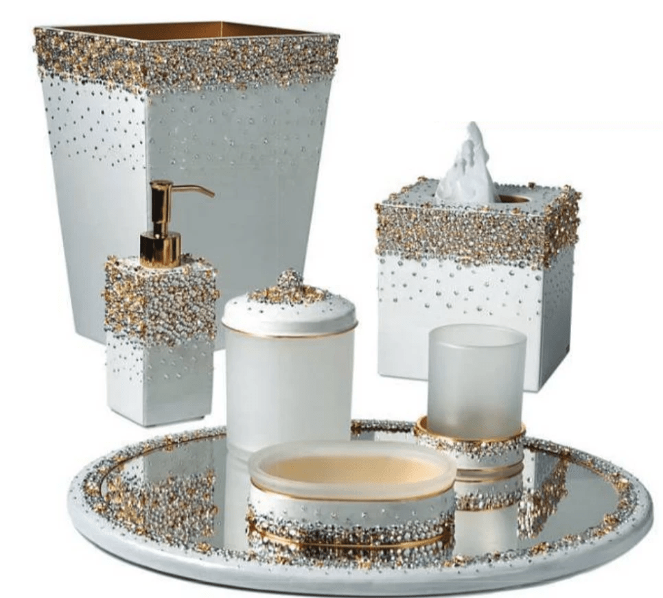 Duchess Pearl Bath Accessories by Mike + Ally