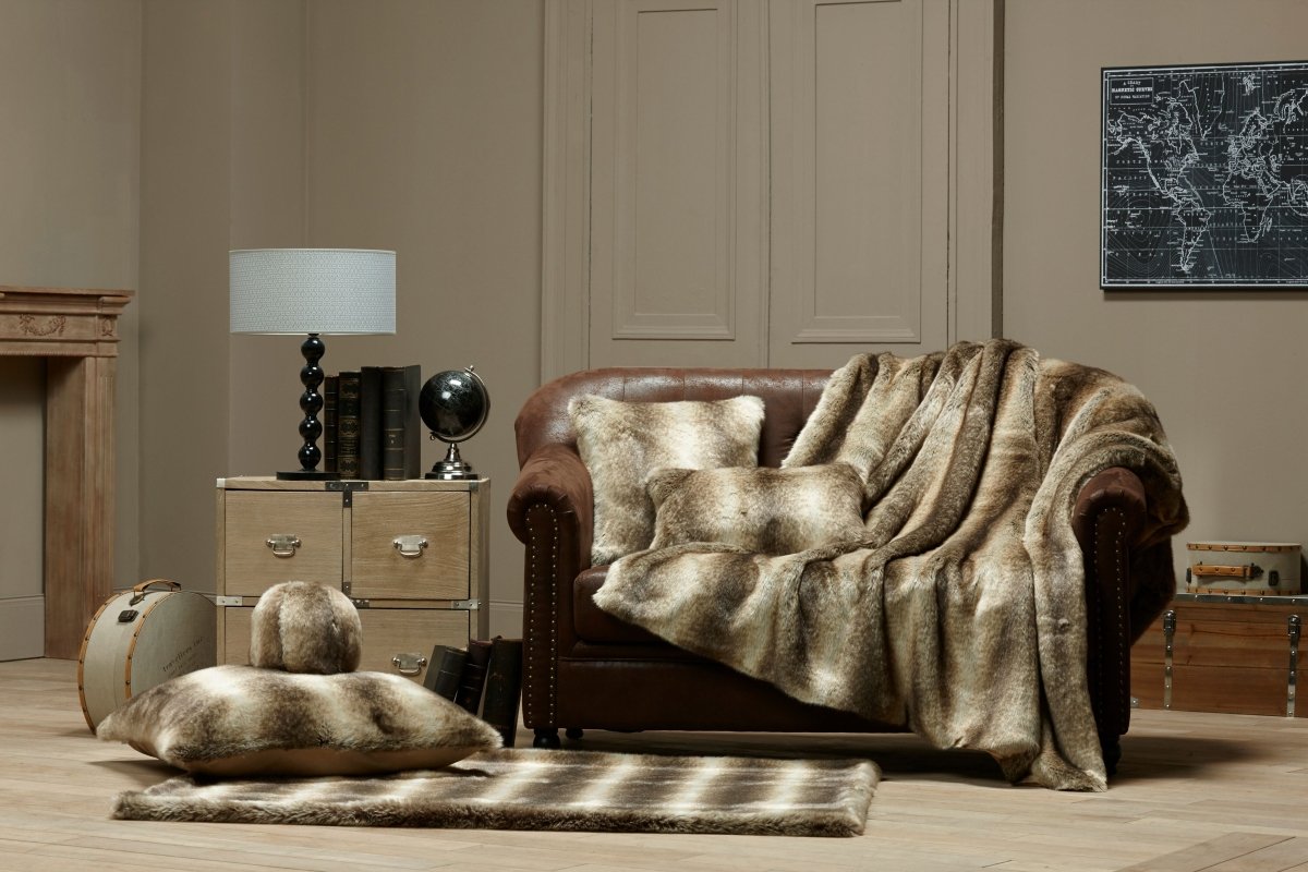 Monaco Faux Fur Throw by Evelyne Prélonge