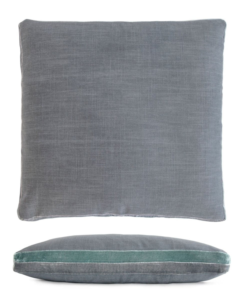 Jade Double Tuxedo Pillows by Kevin O'Brien Studio