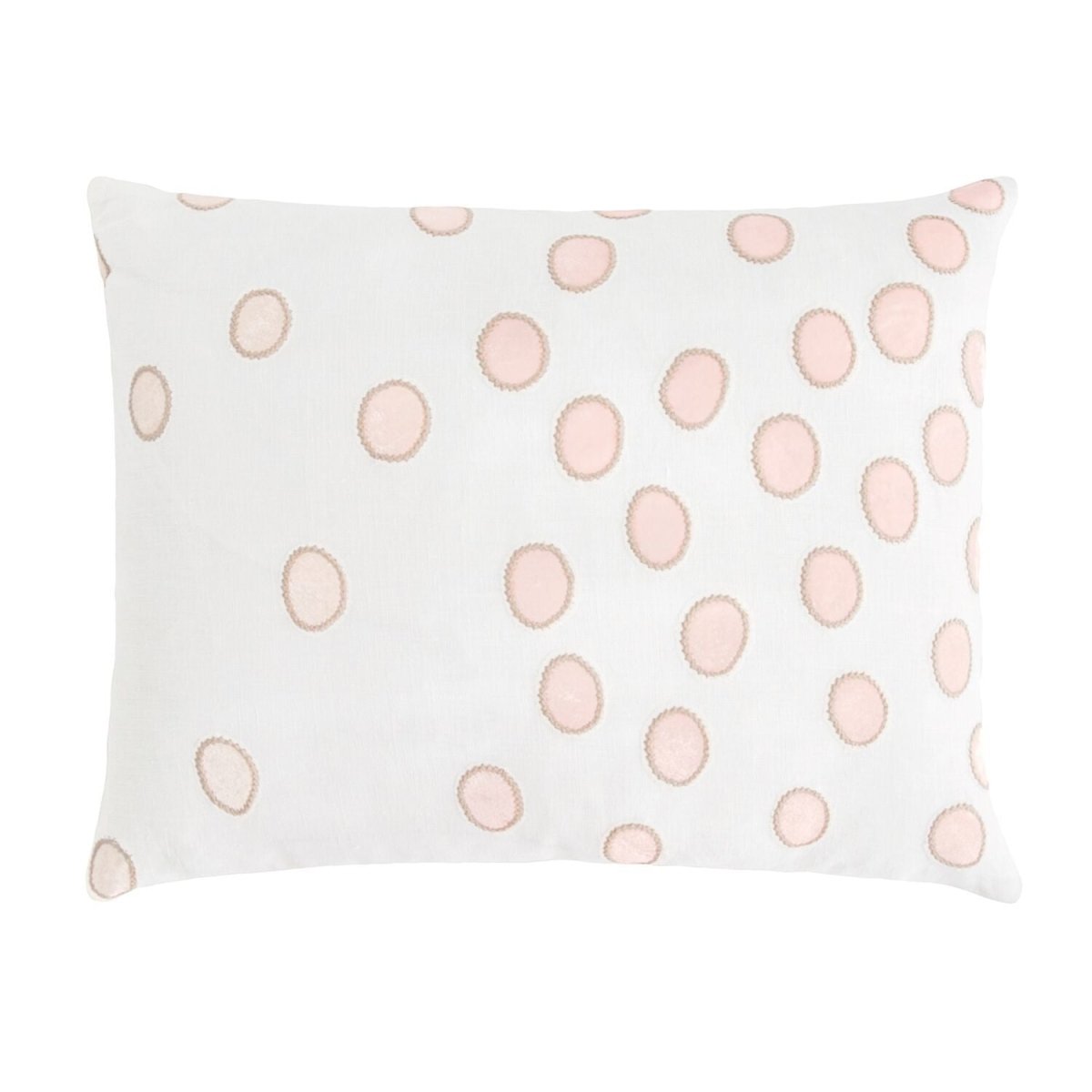 Blossom Ovals Velvet Appliqué Pillows by Kevin O'Brien Studio