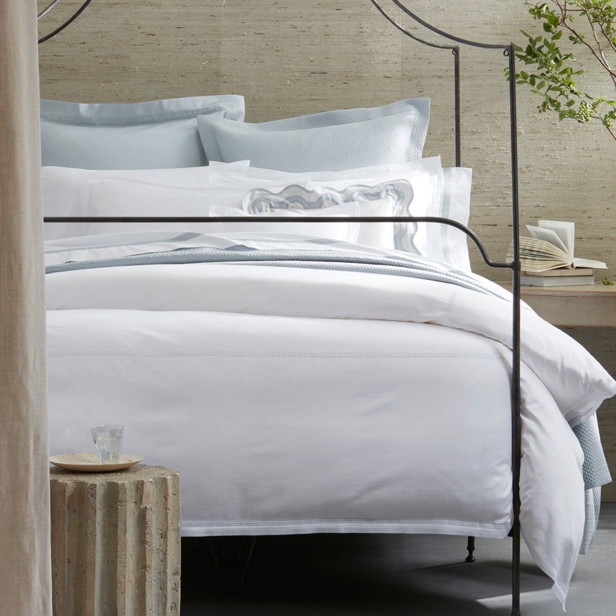 Grace White Giza Bedding by Matouk