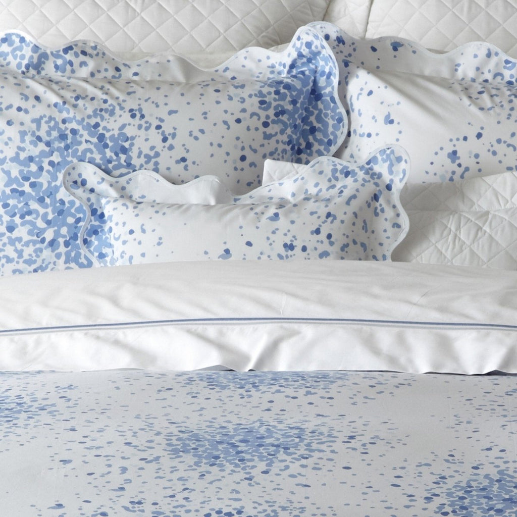 Poppy Azure Bedding by Lulu DK Matouk