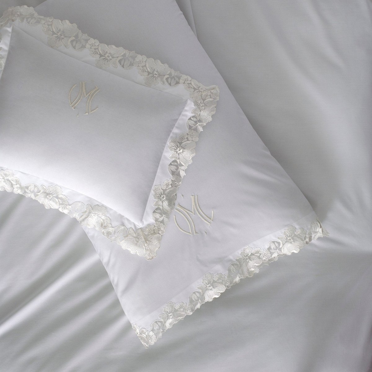 Virginia Lace Bedding Collection by Matouk