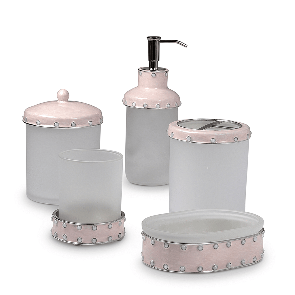 Aero Enamel & Stone Bath Accessories by Mike + Ally