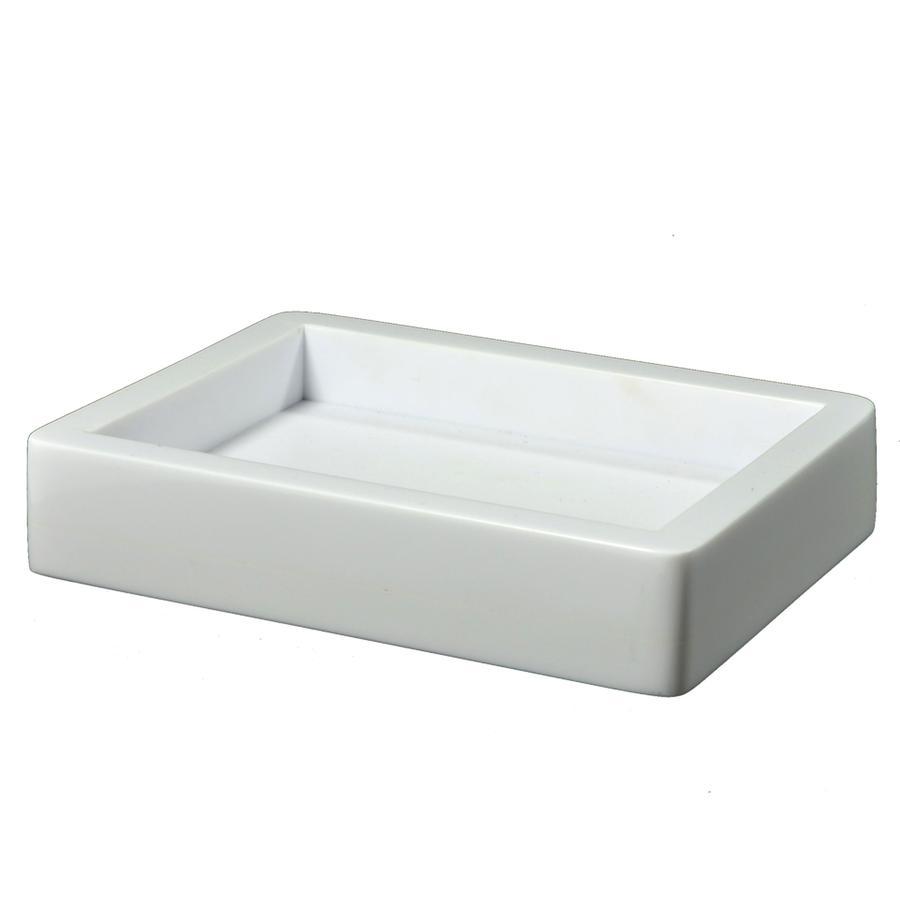 Contours White Bath Accessories by Mike + Ally