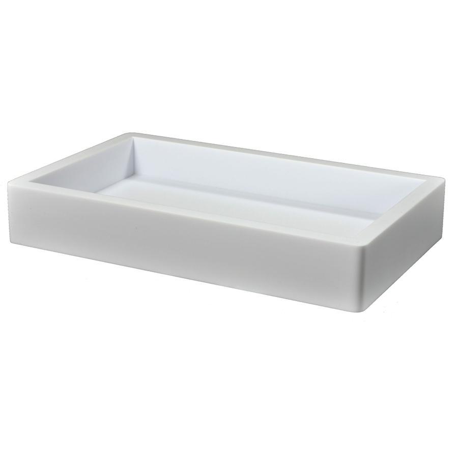 Contours White Bath Accessories by Mike + Ally