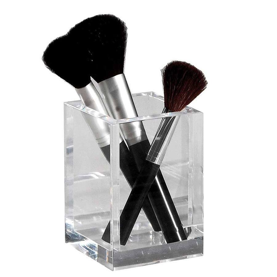 Ice Clear Lucite Bath Accessories by Mike + Ally