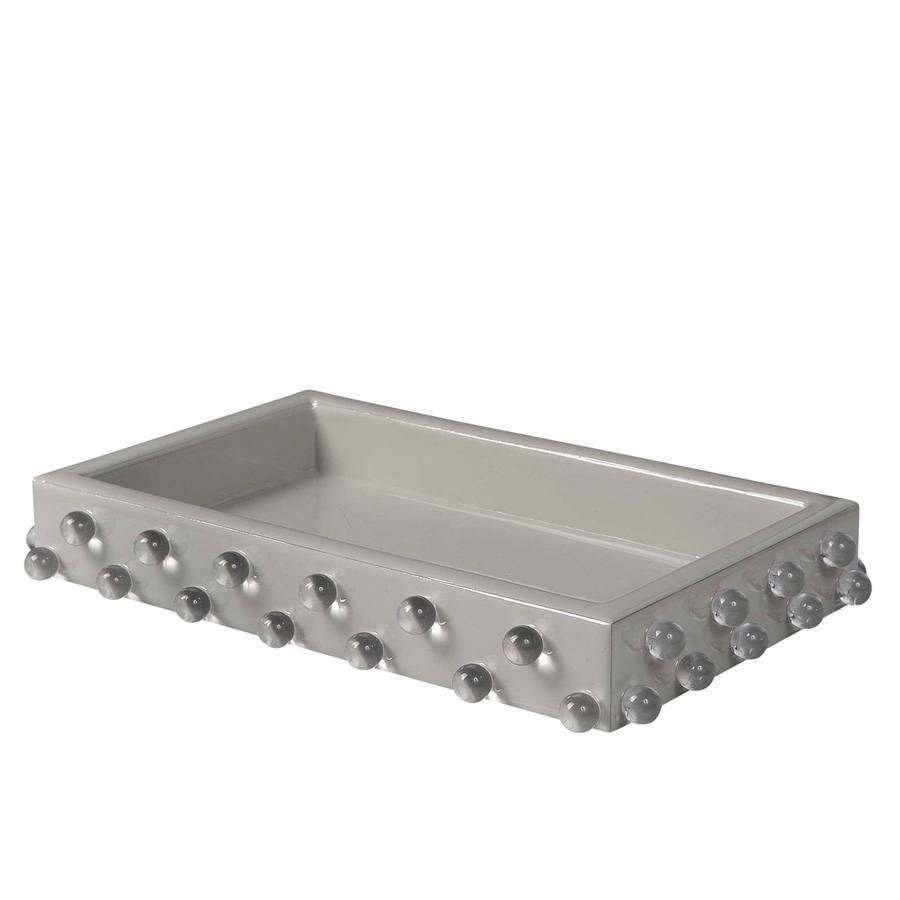 Roxy Gravel & Silver Bath Accessories by Mike + Ally