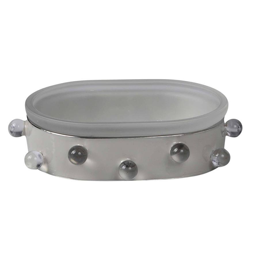 Roxy Gravel & Silver Bath Accessories by Mike + Ally