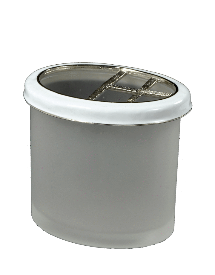 Essentials Pearl and Gold Enamel Bath Accessories by Mike + Ally