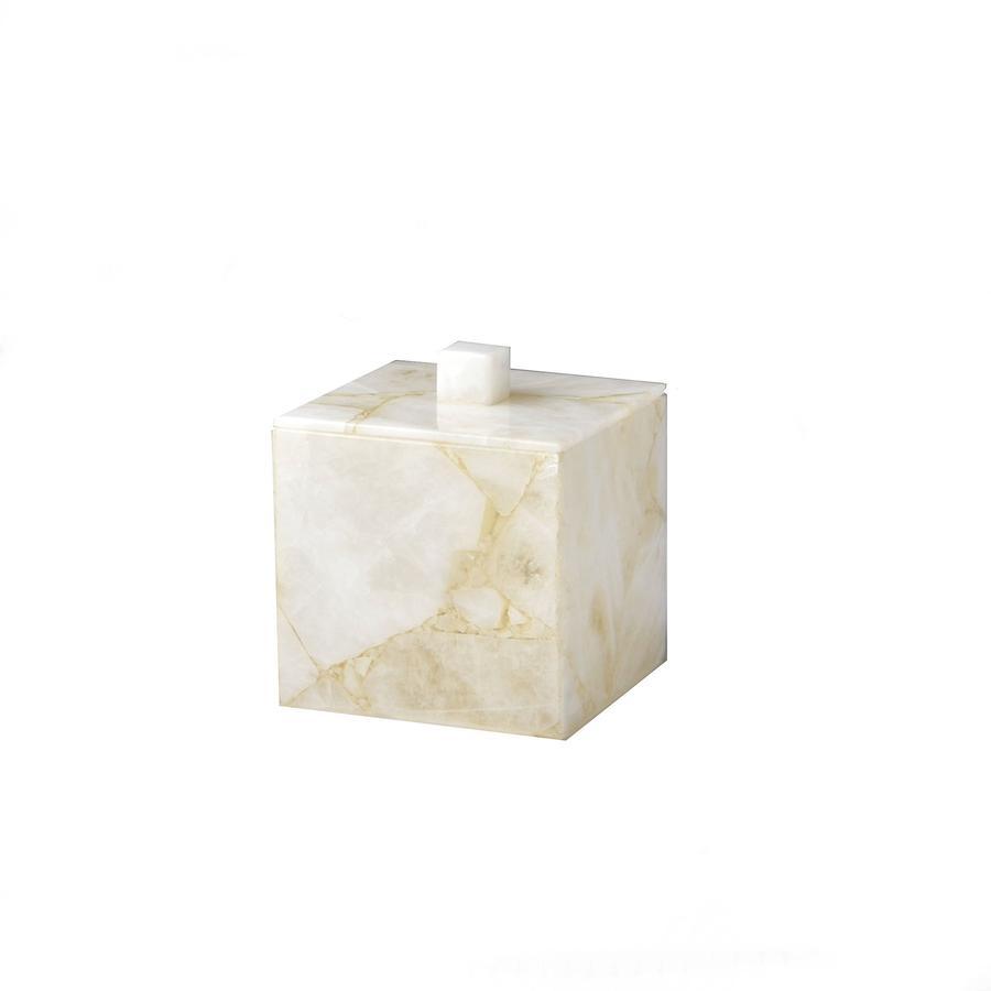 Taj Milky White Quartz Bath Accessories by Mike + Ally
