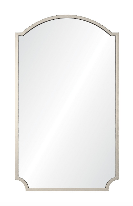 Large Antiqued Silver Wall Mirror by Mirror Home