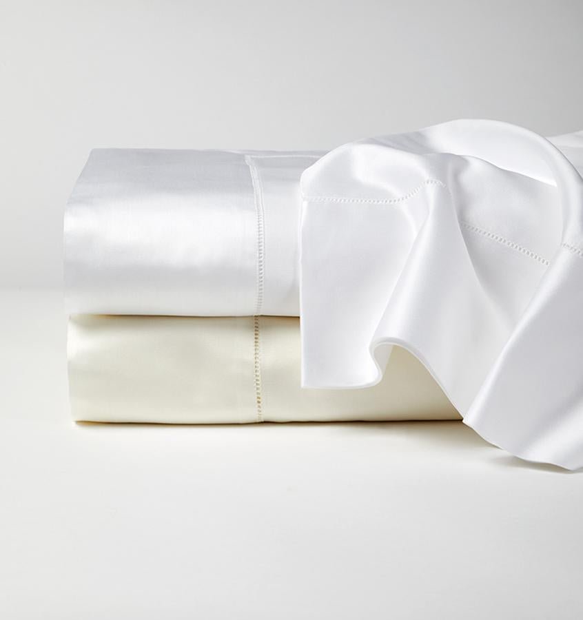 Giza 45 Ivory Sateen Sheet Sets by Sferra