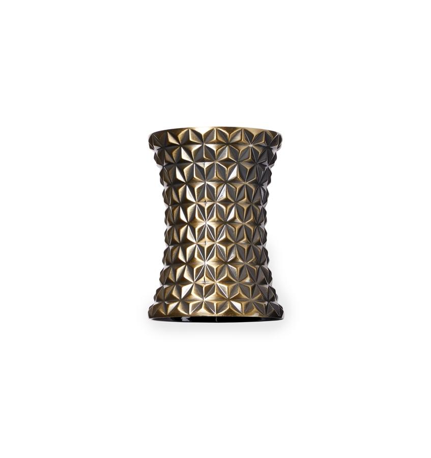 Facet Gold Napkin Rings by Sferra