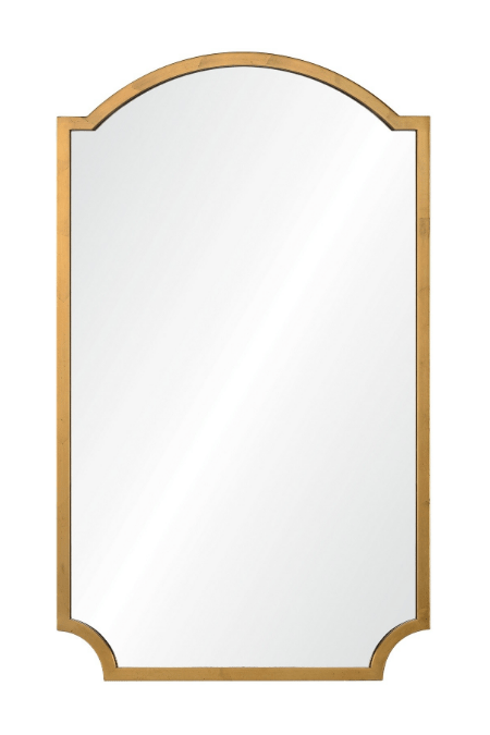 Distressed Gold Leaf Mirror by Mirror Home