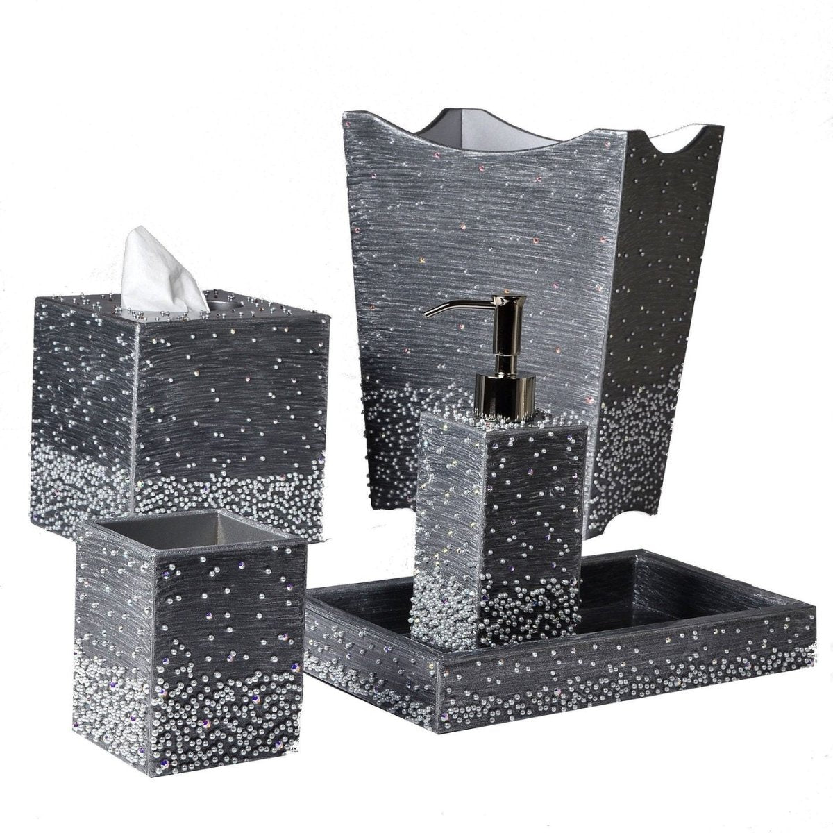 Caviar Platinum & Silver Bath Accessories