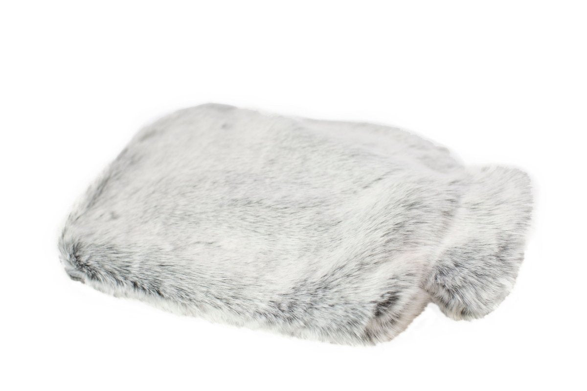Glacier Faux Fur Hot Water Bottle by Evelyne Prélonge