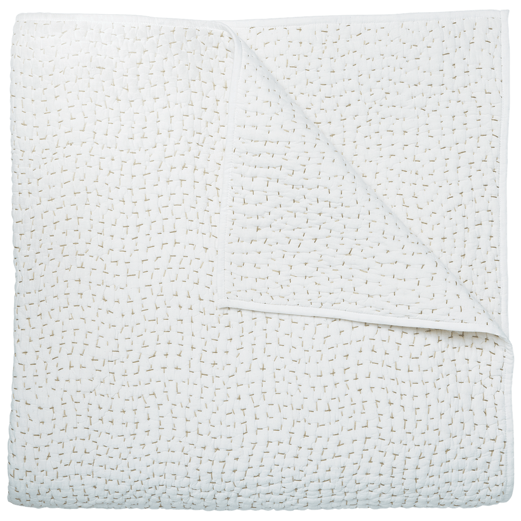 Hand Stitched Sand Quilted Coverlets by John Robshaw