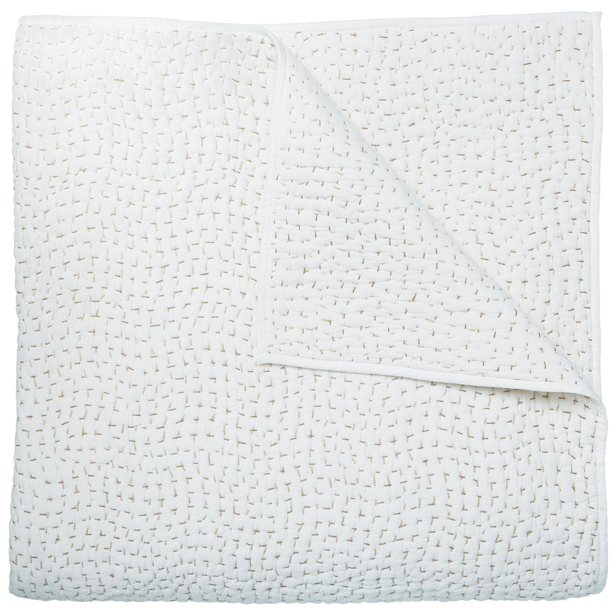 Hand Stitched Sand Quilted Coverlets by John Robshaw