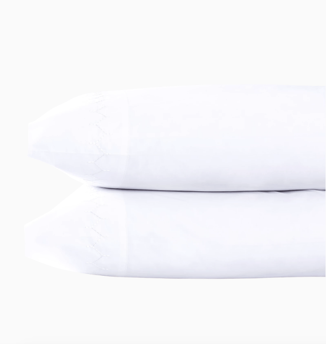 Stitched White Sheet Sets by John Robshaw