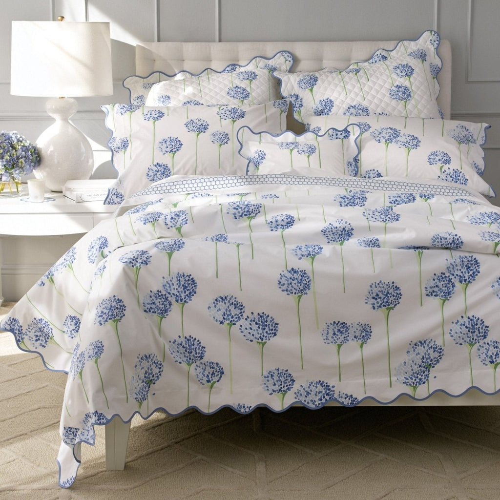 Charlotte Azure Bedding by Lulu DK for Matouk