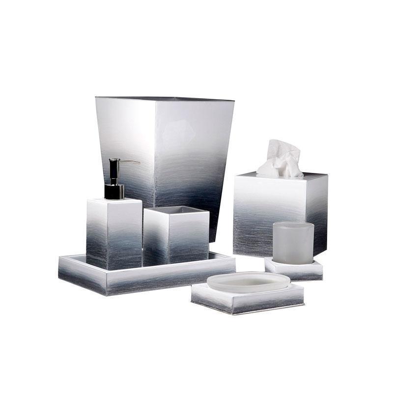 Gray/Silver Ombre Bath Accessories by Mike + Ally