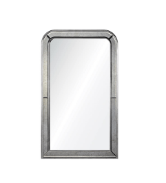 Laurent Distressed Silver Mirror by Barclay Butera