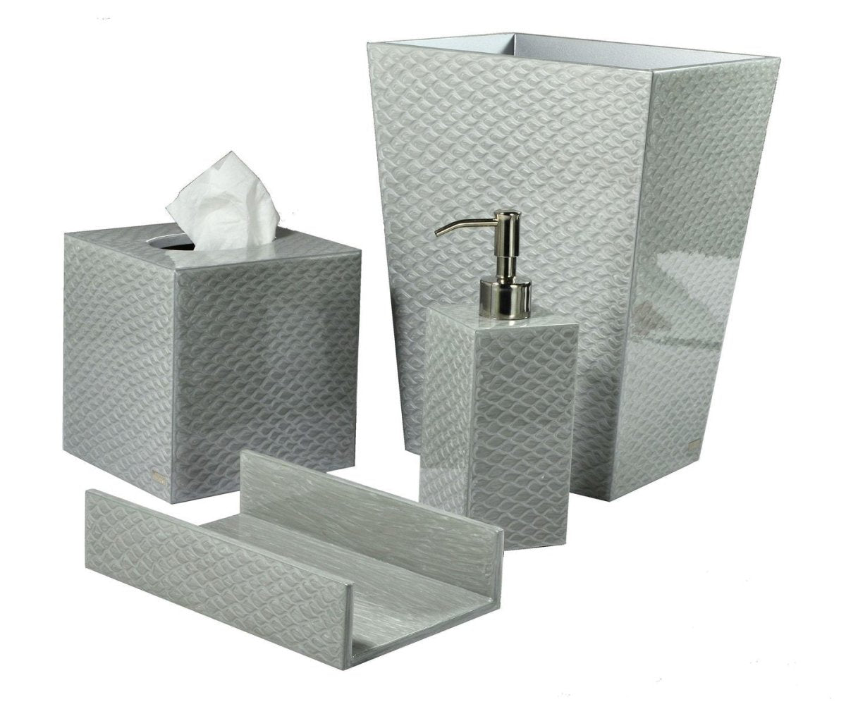 Pacific Fine Silver Bath Accessories by Mike + Ally