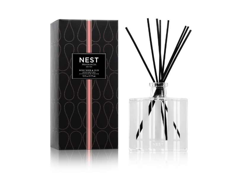 Rose Noir & Oud Reed Diffuser by Nest