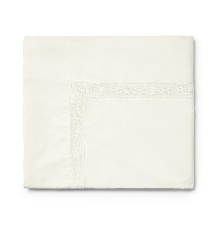 Ivory Giza 45 Lace Sheet Set by Sferra