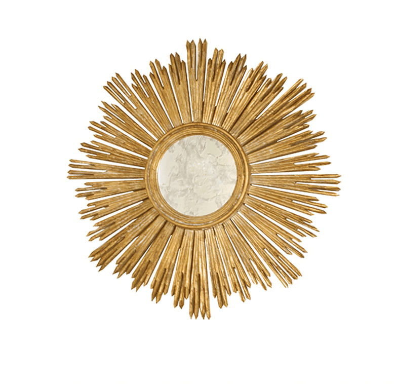 Margeaux Gold Starburst Mirror by Worlds Away