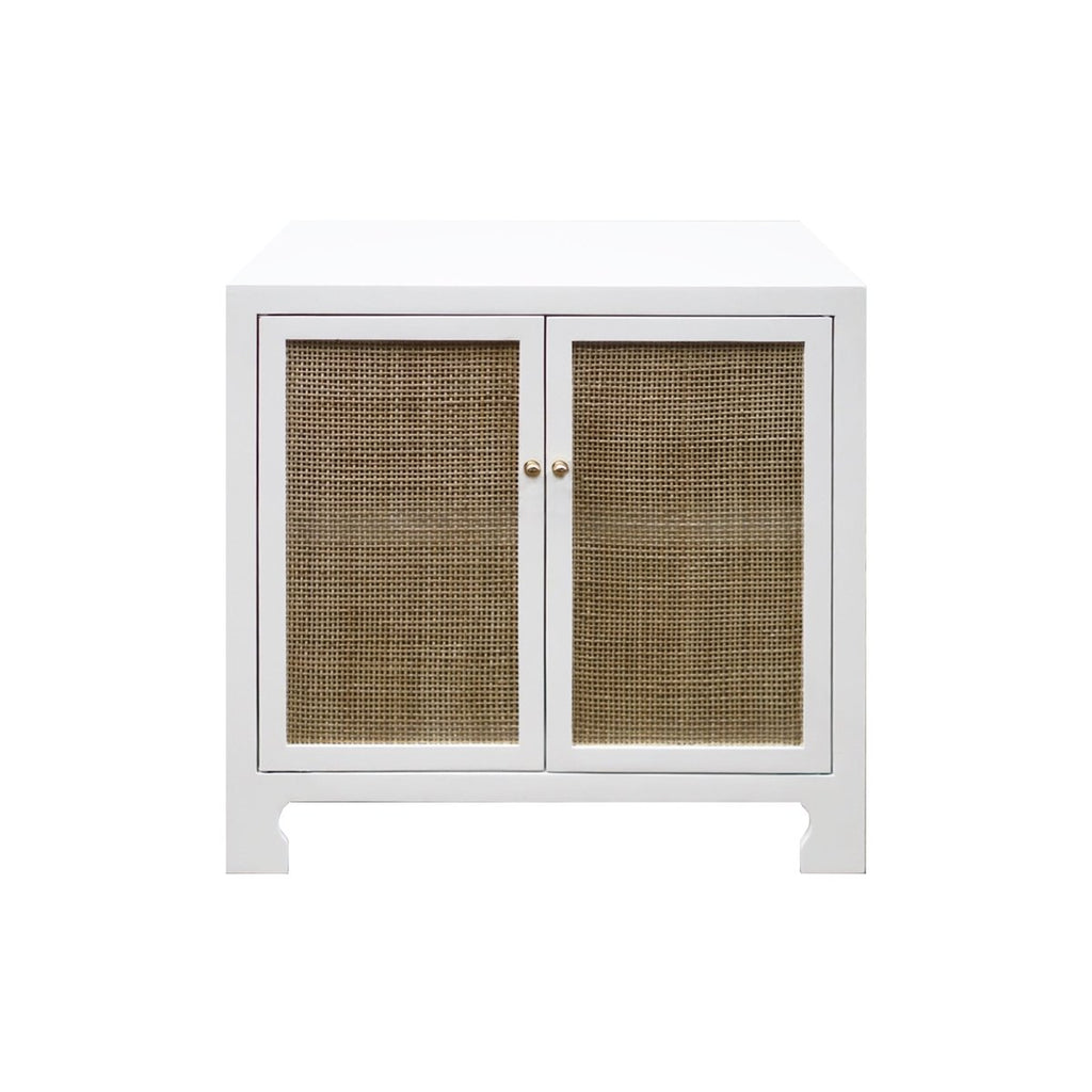 Alden White Cabinet by Worlds Away