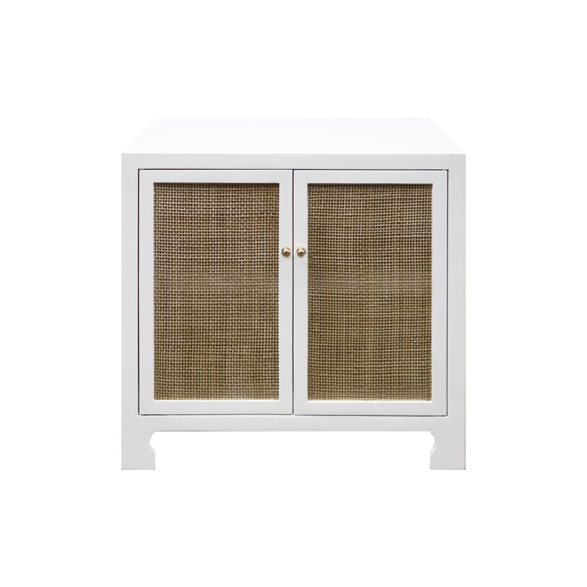 Alden White Cabinet by Worlds Away