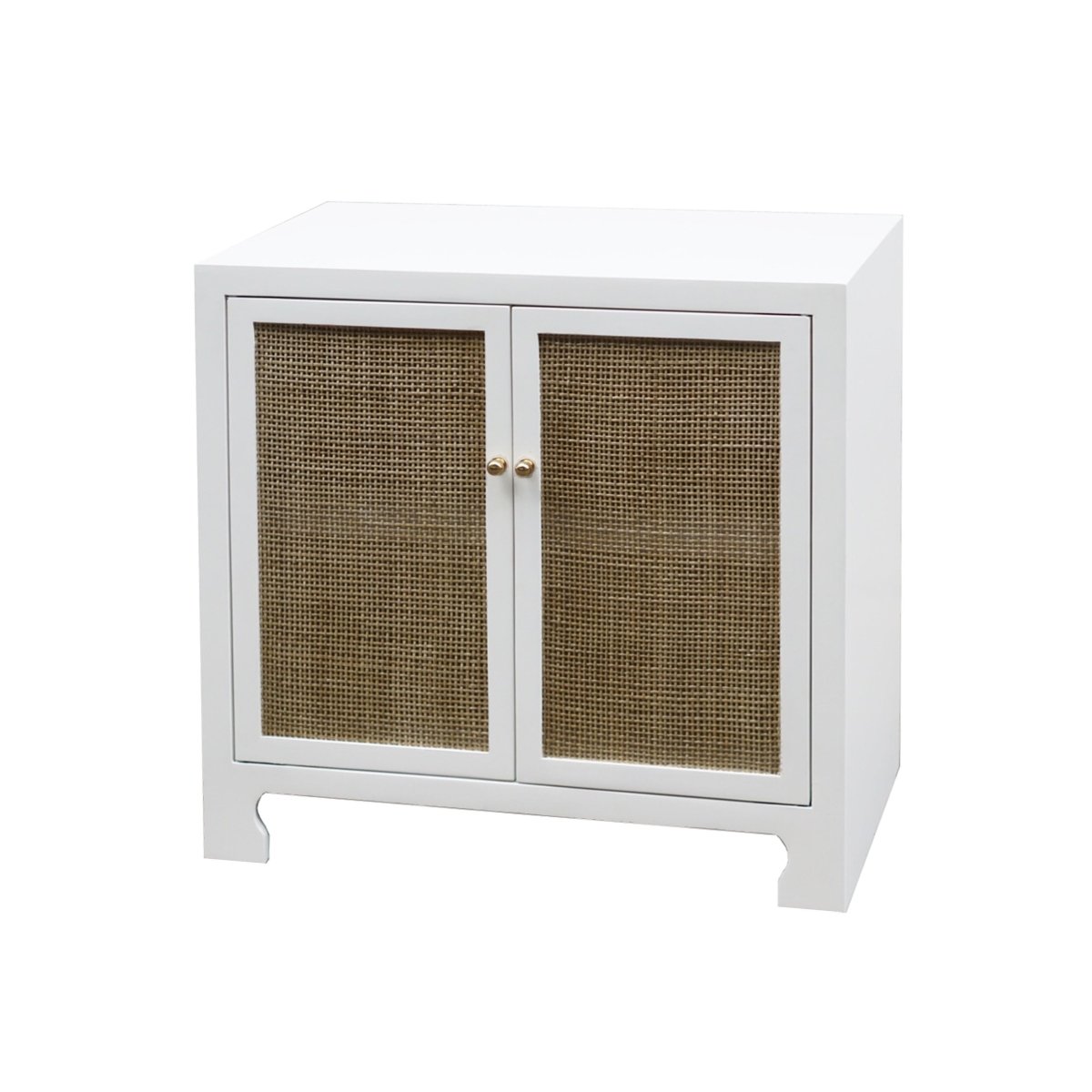 Alden White Cabinet by Worlds Away